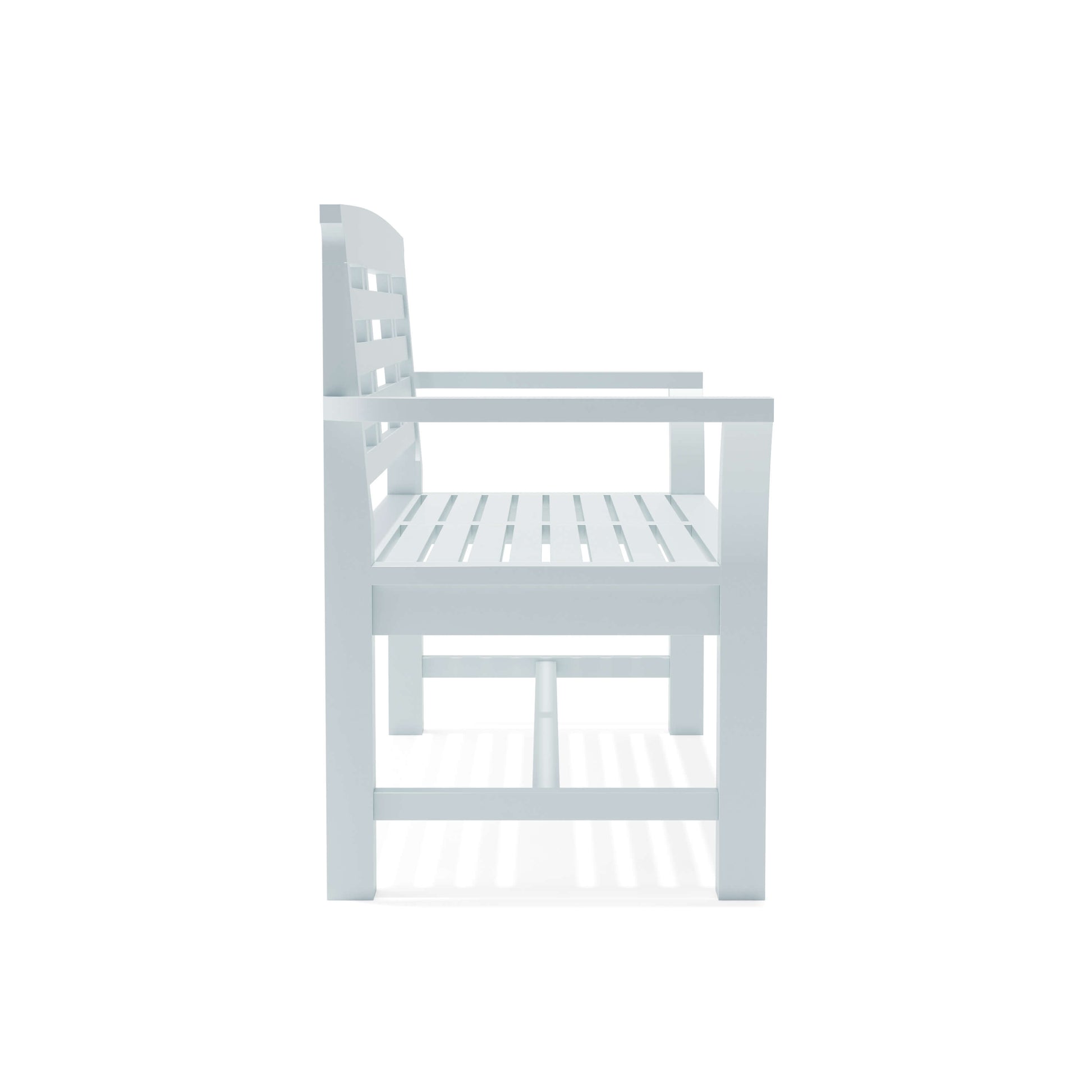 Anderson Teak Sakura 2-Seater Teak Bench in White Finish — product image 6 of 8