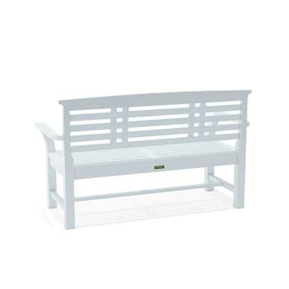 Anderson Teak Sakura 2-Seater Teak Bench in White Finish — product image 7 of 8