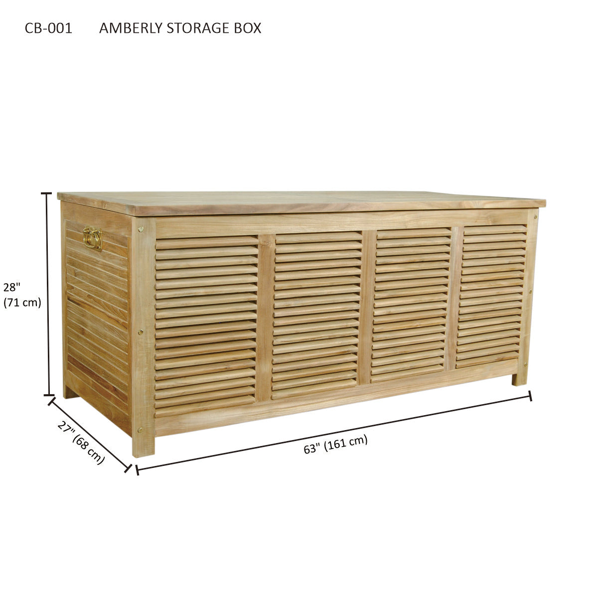 Anderson Teak Amberly Cushion Box — product image 5 of 5