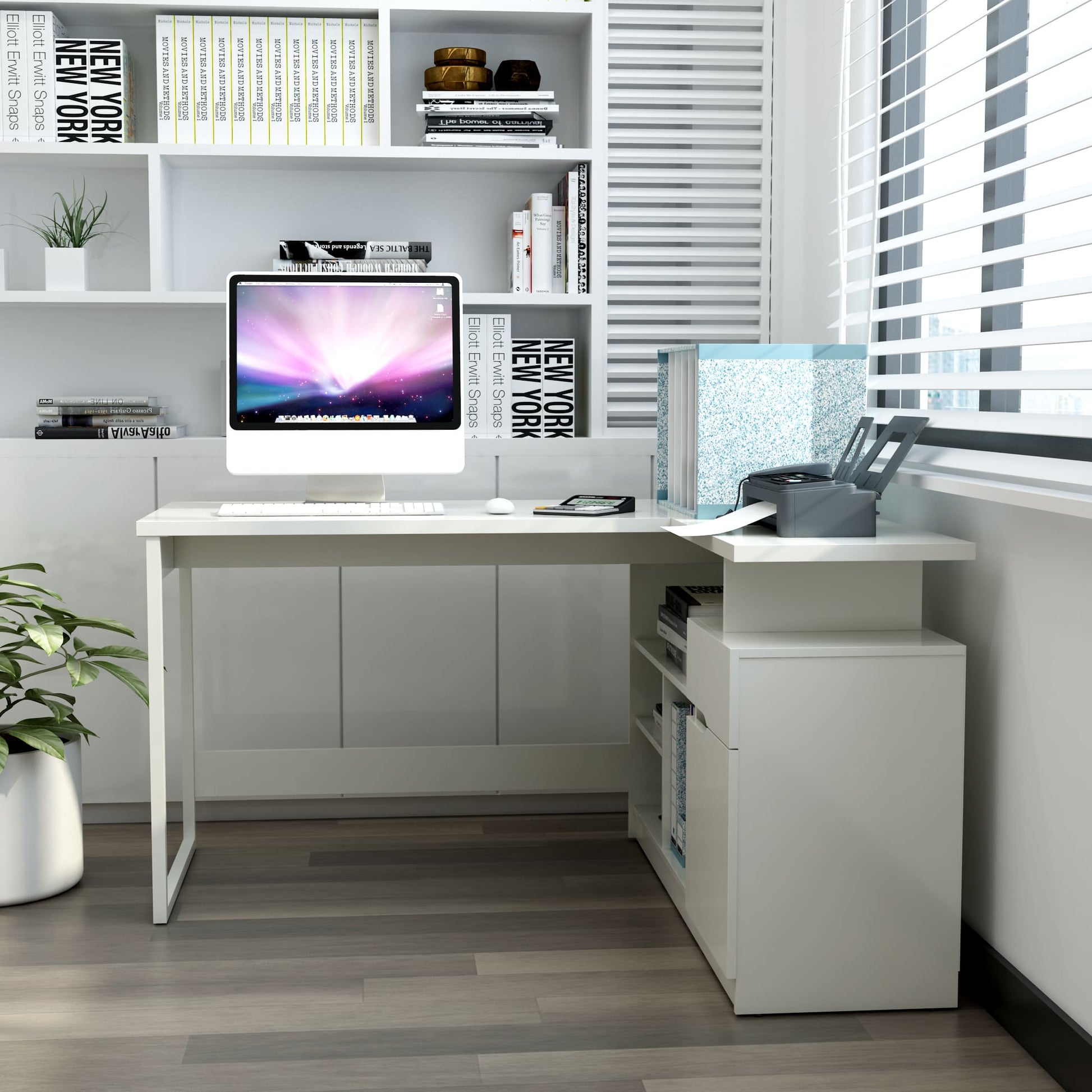Anderson Teak Lexi 55 in L-Shaped Corner Desk — product image 3 of 8