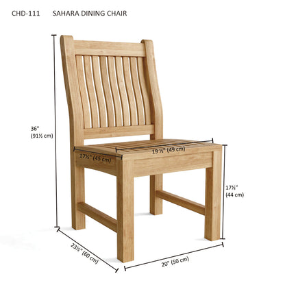 Anderson Teak Sahara Dining Chair — product image 3 of 3