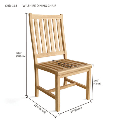 Anderson Teak Wilshire Chair — product image 3 of 3