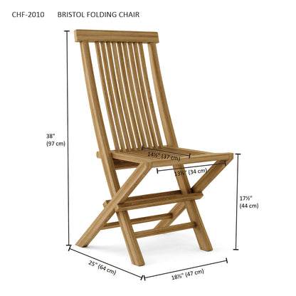 Anderson Teak Bristol Folding Chair Set of 2 — product image 6 of 6
