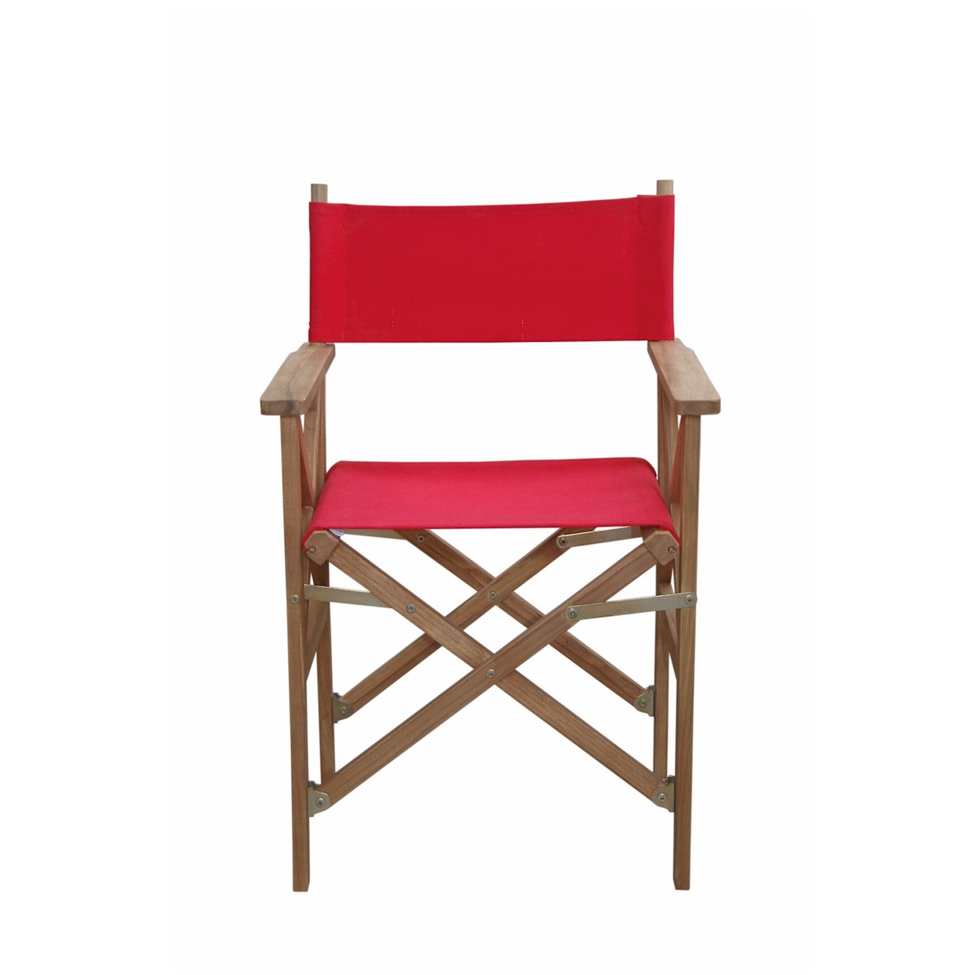 Anderson Teak Director Folding Armchairs with Canvas Pair — product image 2 of 3