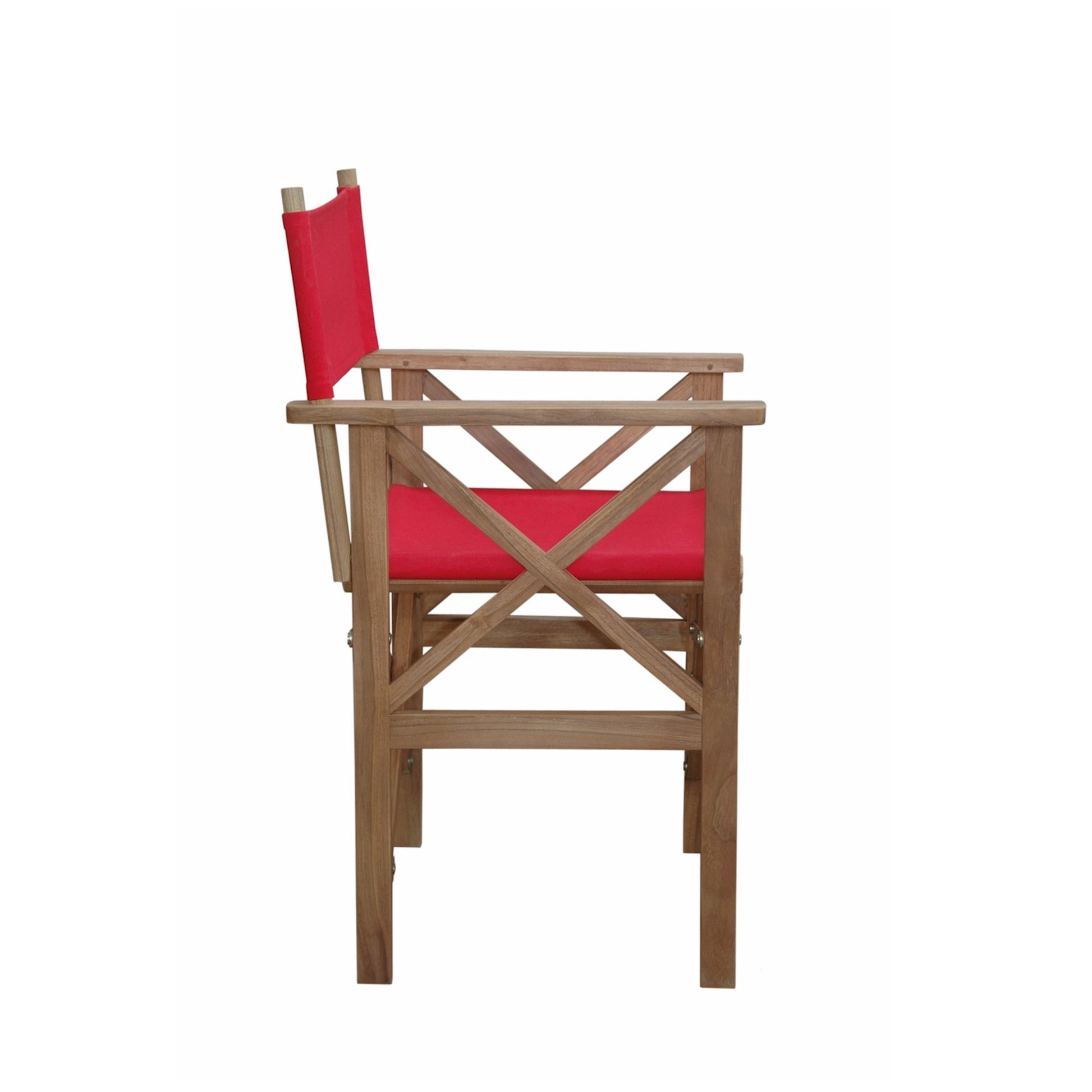 Anderson Teak Director Folding Armchairs with Canvas Pair — product image 3 of 3
