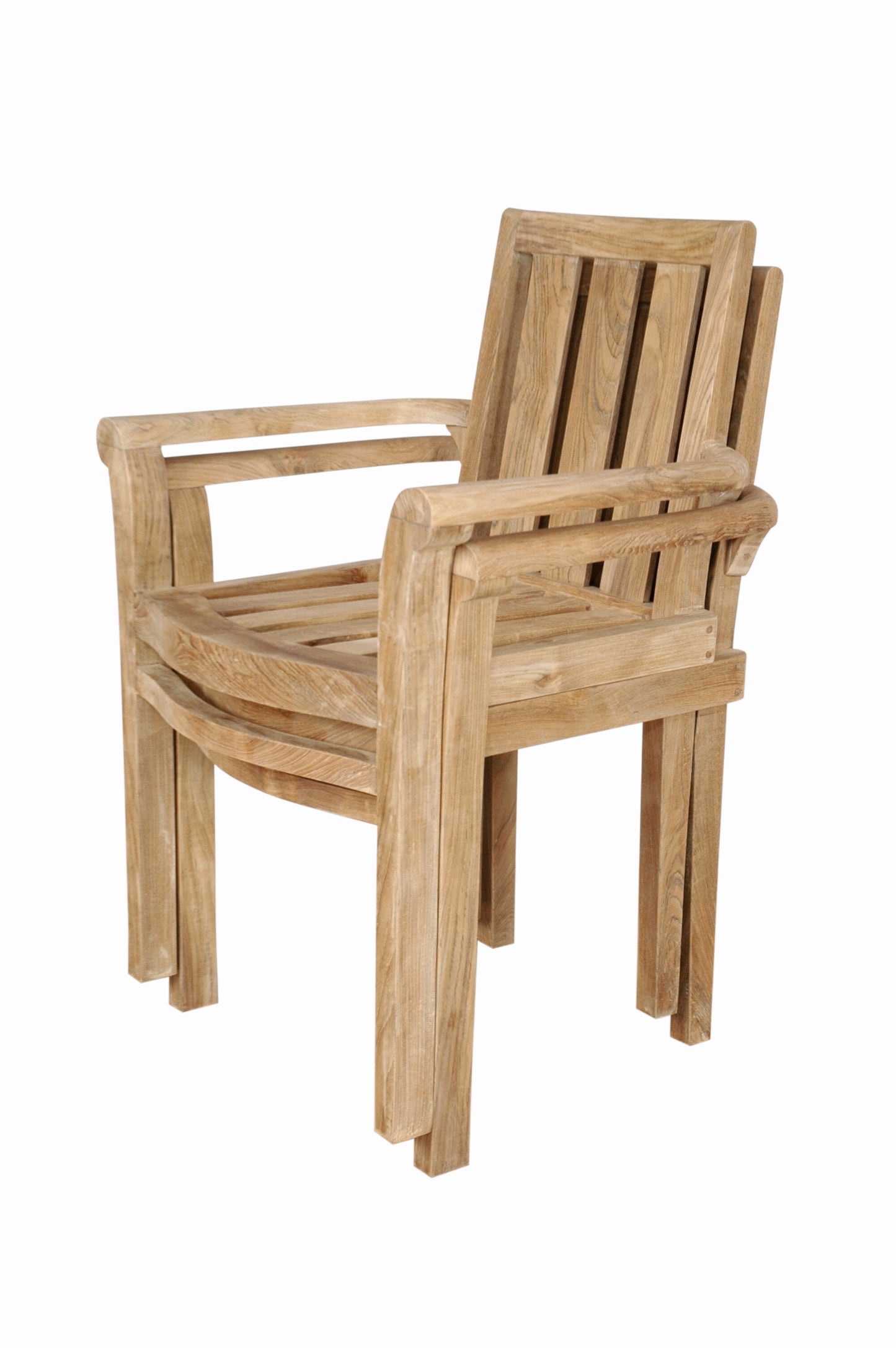 Anderson Teak Classic Stackable Armchair Set of 4 — product image 3 of 6