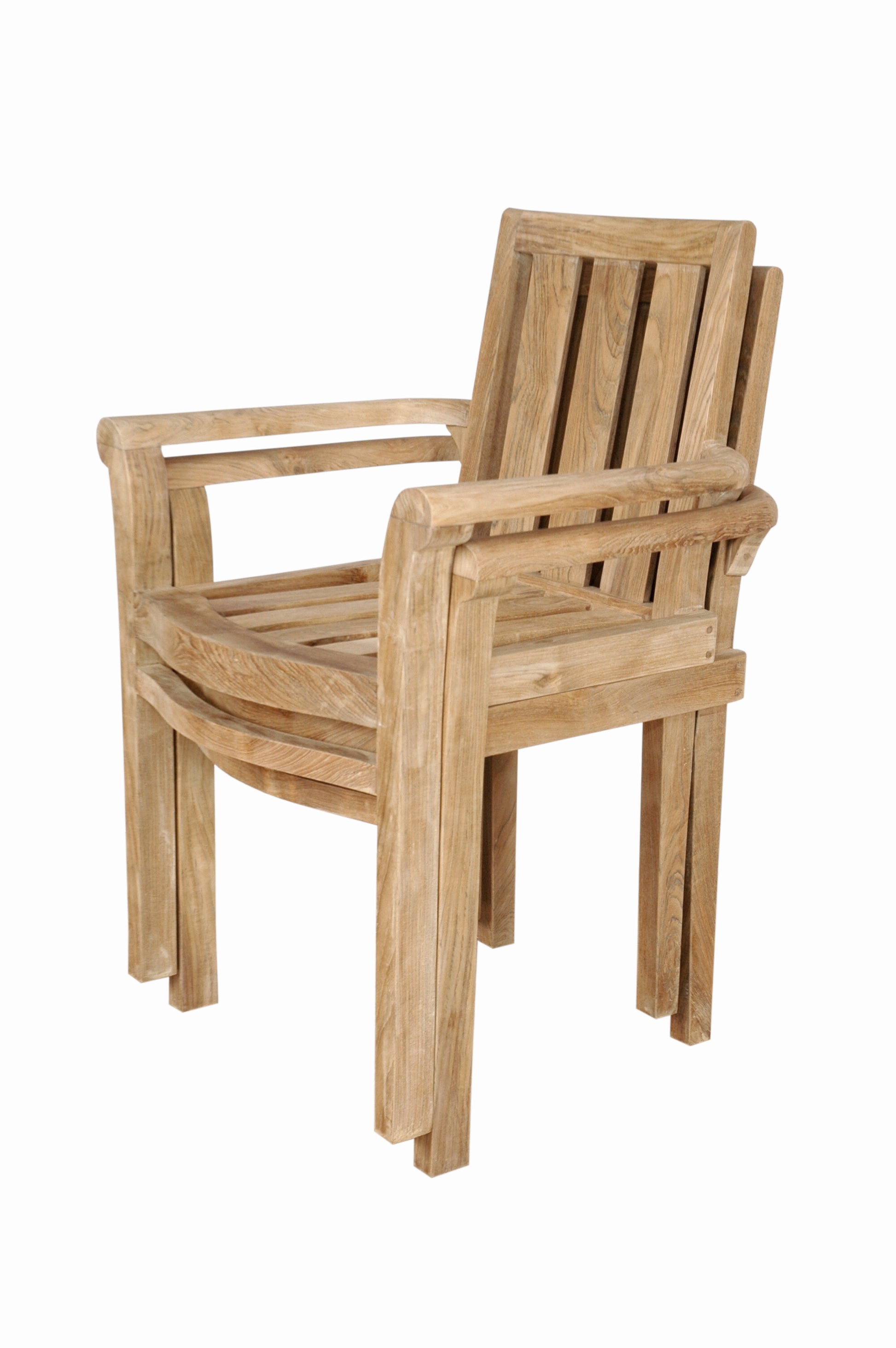 Anderson Teak Classic Stackable Armchair Set of 4 — product image 3 of 6