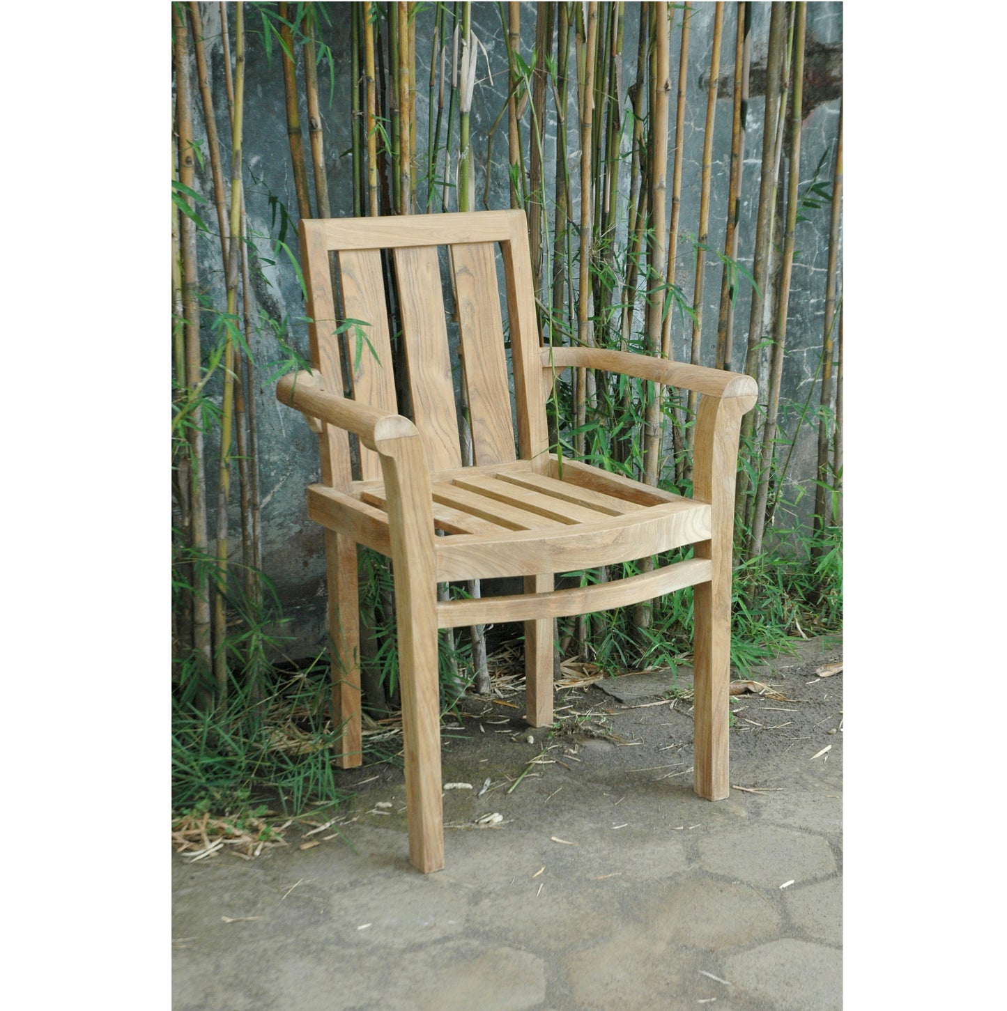 Anderson Teak Classic Stackable Armchair Set of 4 — product image 4 of 6