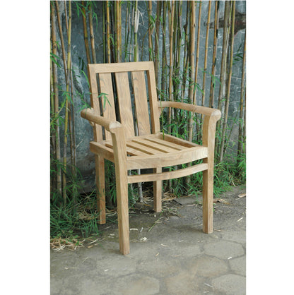 Anderson Teak Classic Stackable Armchair Set of 4 — product image 4 of 6