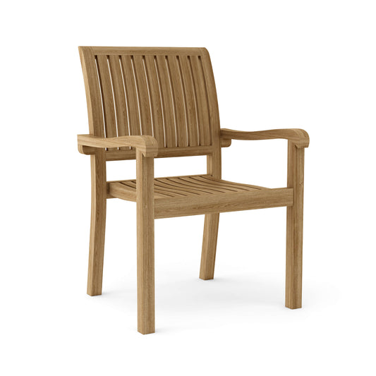 Anderson Teak Aspen Stackable Armchair Set of 4 — product image 1 of 8