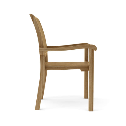 Anderson Teak Aspen Stackable Armchair Set of 4 — product image 3 of 8