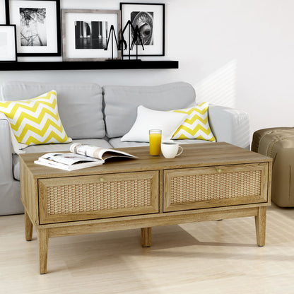 Anderson Teak Bodrum Coffee Table with Two Drawers — product image 2 of 8
