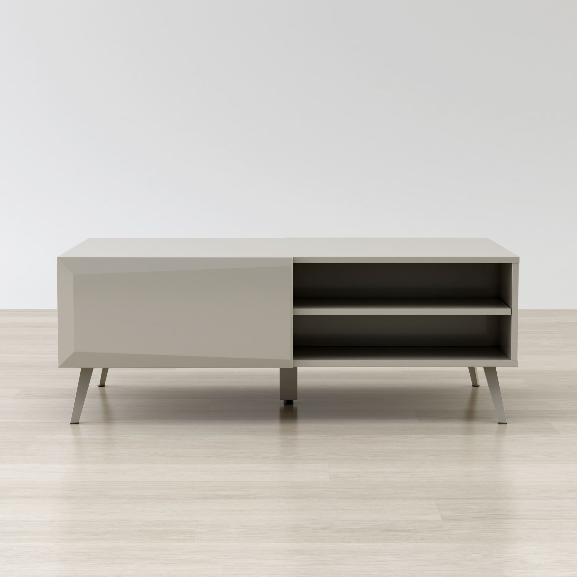 Anderson Teak Altus 43 in Coffee Table Gloss Grey — product image 4 of 6