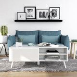 Anderson Teak Altus 43 Inch Coffee Table Gloss White