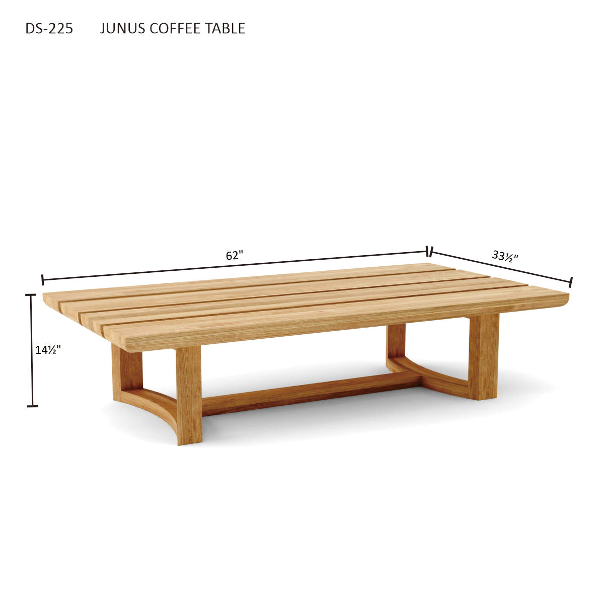 Anderson Teak Junus Coffee Table — product image 4 of 4