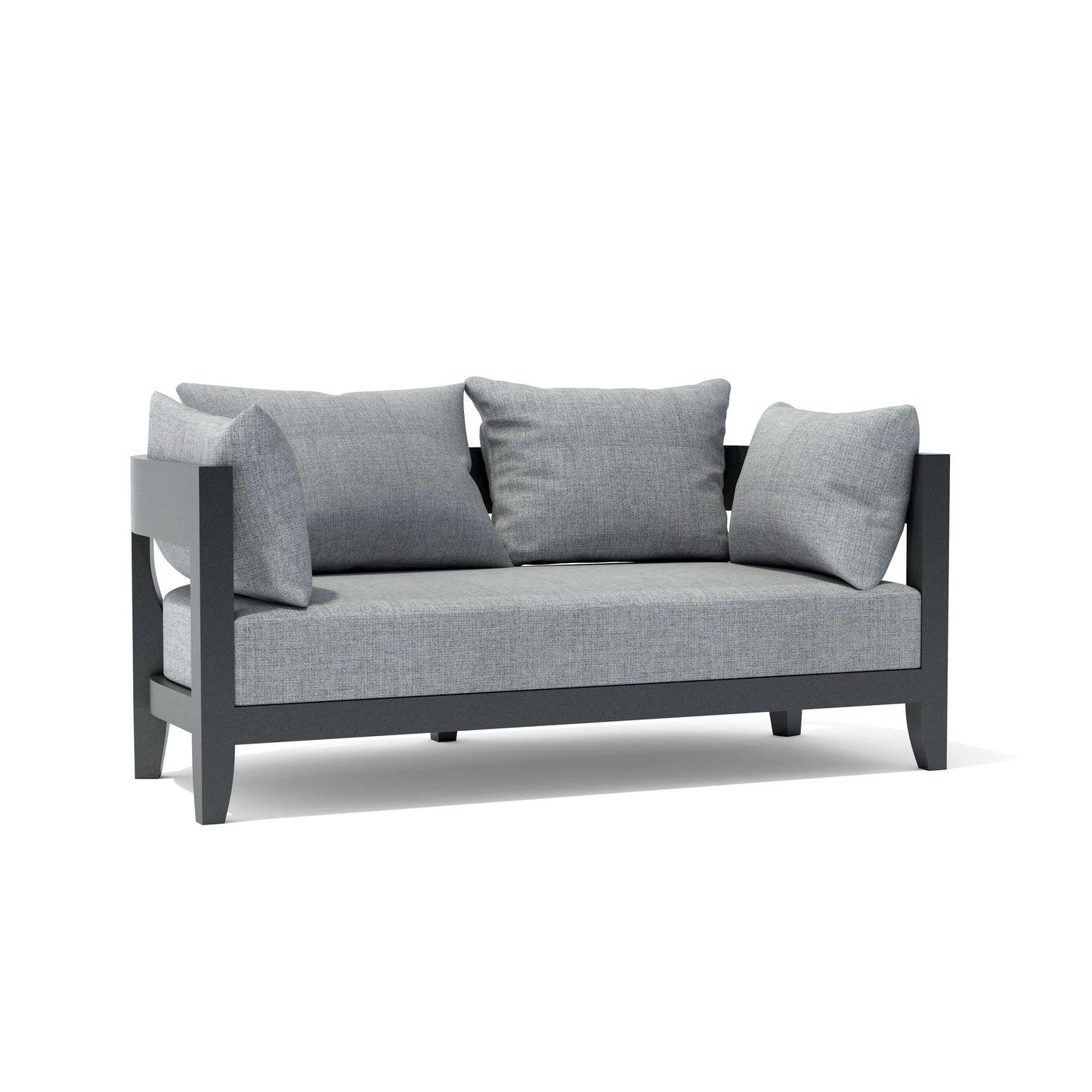 Anderson Teak Coronado Deep Seating Aluminum Loveseat — product image 1 of 3