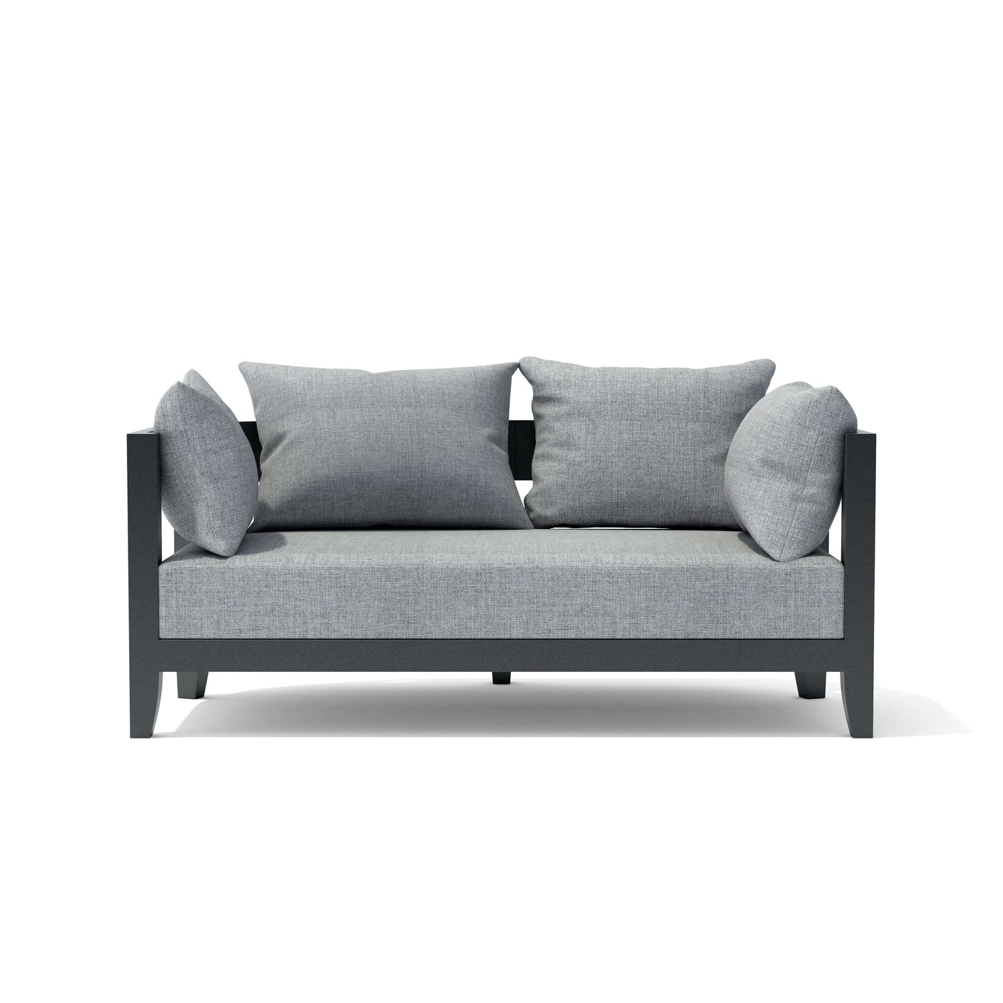 Anderson Teak Coronado Deep Seating Aluminum Loveseat — product image 2 of 3