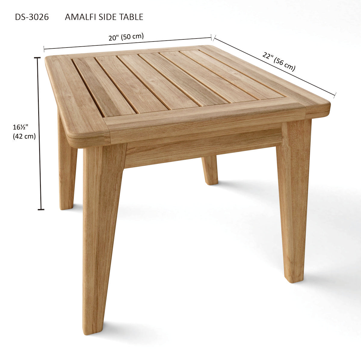 Anderson Teak Amalfi Side Table — product image 3 of 3