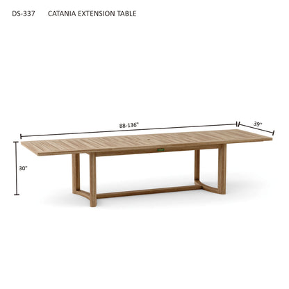 Anderson Teak Catania Extension Table — product image 7 of 7