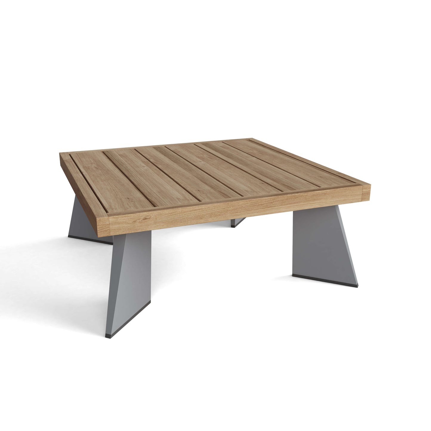 Anderson Teak Oxford Platform Corner Table — product image 1 of 2