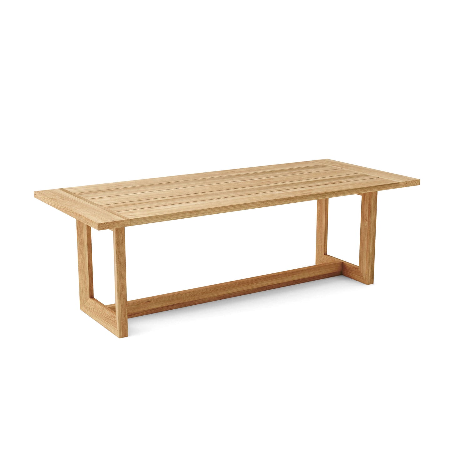 Anderson Teak Smyrna Dining Table 92.5 Inch Natural Finish — product image 1 of 5