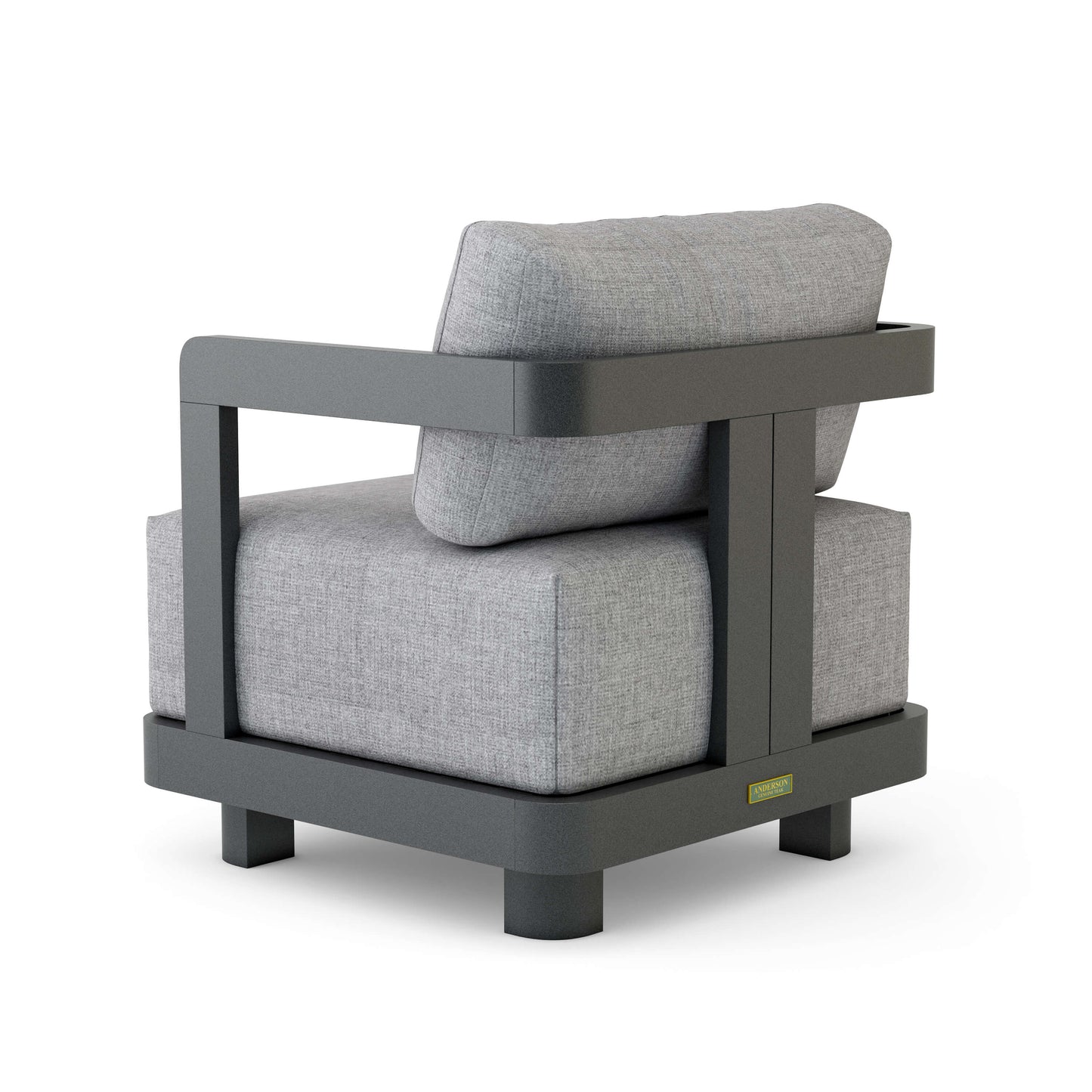 Anderson Teak Granada Deep Seating Aluminum Armchair — product image 2 of 3