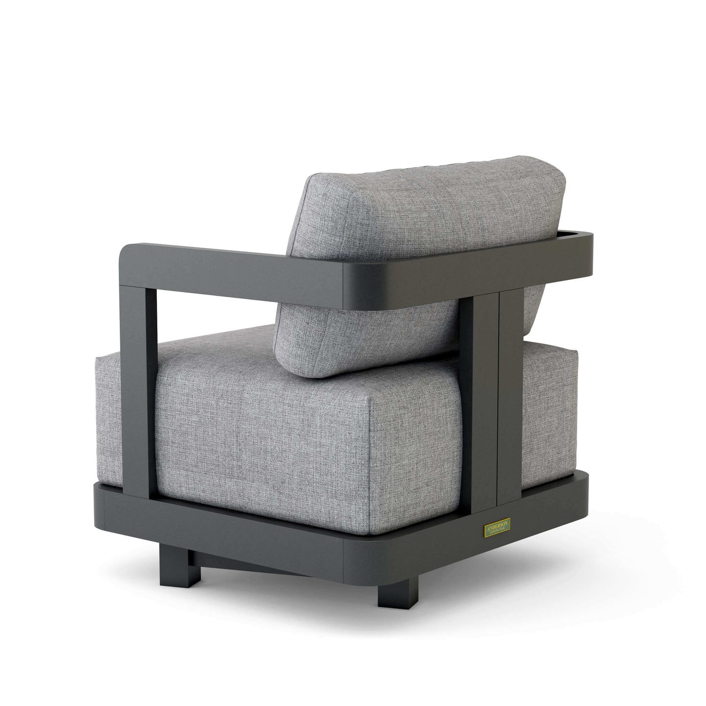 Anderson Teak Granada Deep Seating Aluminum Swivel Armchair — product image 2 of 2