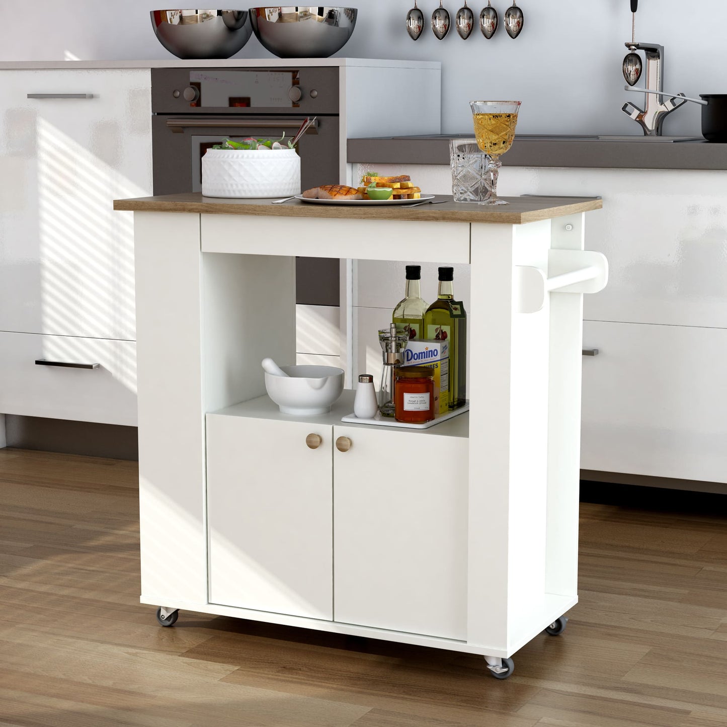 Anderson Teak Aston 33.5 in Kitchen Cart — product image 3 of 8