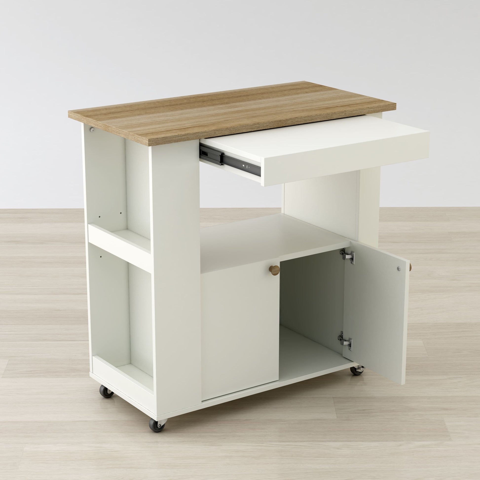 Anderson Teak Aston 33.5 in Kitchen Cart — product image 7 of 8