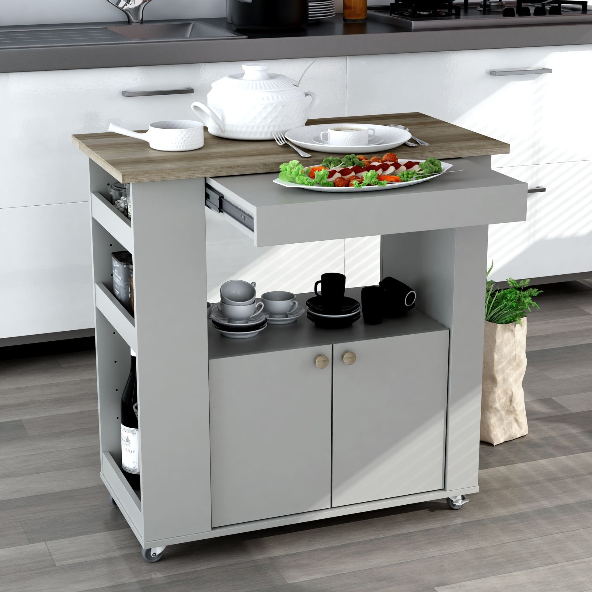 Anderson Teak Astor 35 in Kitchen Cart — product image 4 of 8