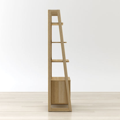 Anderson Teak Kathy Ladder Shelf Bookcase with Storage Door — product image 6 of 7