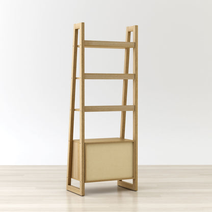 Anderson Teak Kathy Ladder Shelf Bookcase with Storage Door — product image 7 of 7