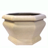 Anderson Teak Jardienere Large Octagonal Limestone Planter