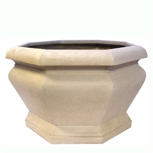 Anderson Teak Jardienere Large Octagonal Limestone Planter — product image 1 of 1