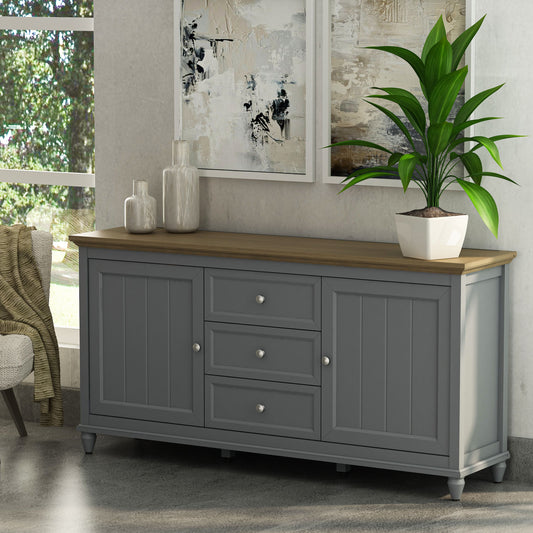 Anderson Teak Chenon Sideboard Grey and Brown — product image 2 of 4