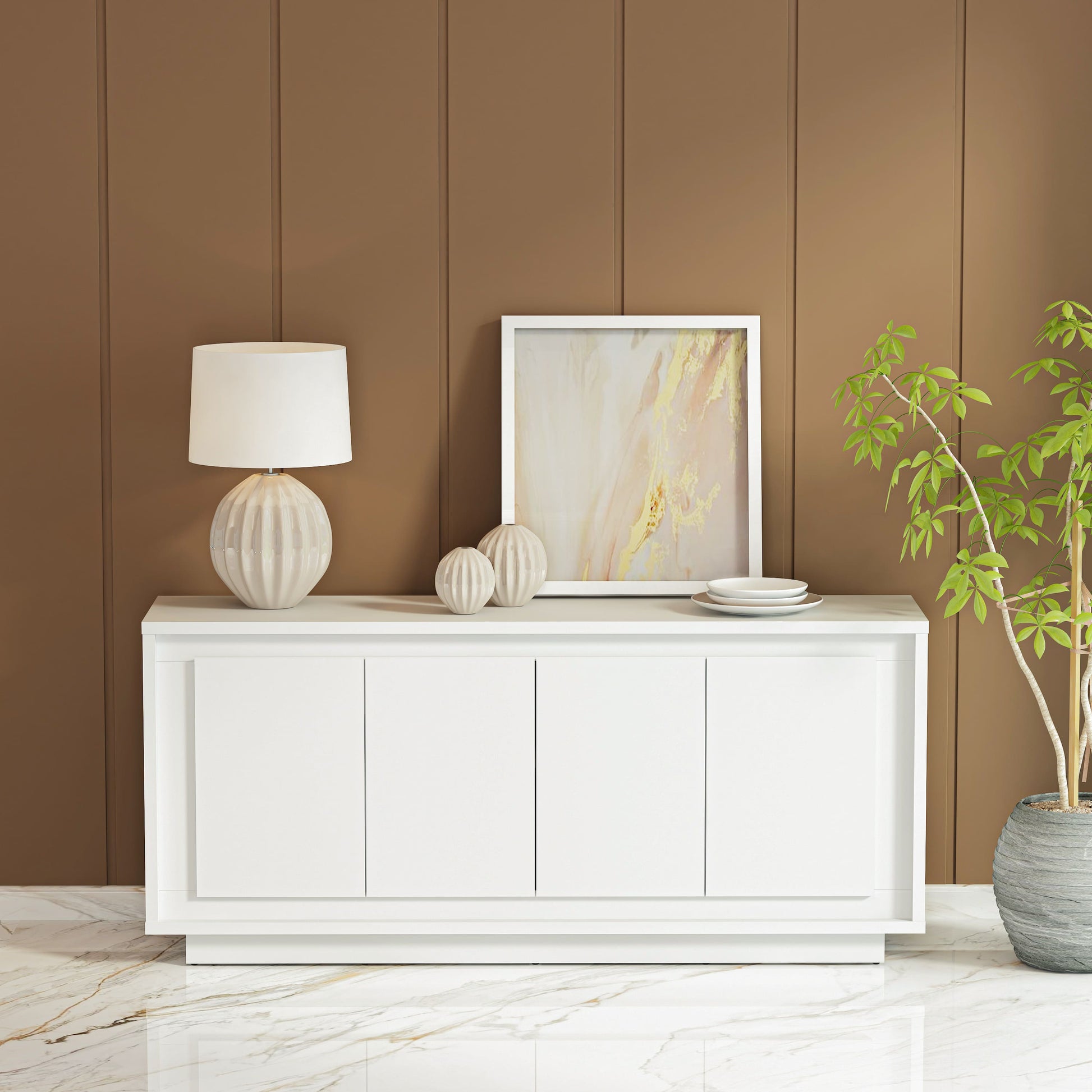 Anderson Teak Paraggi Sideboard White — product image 1 of 4