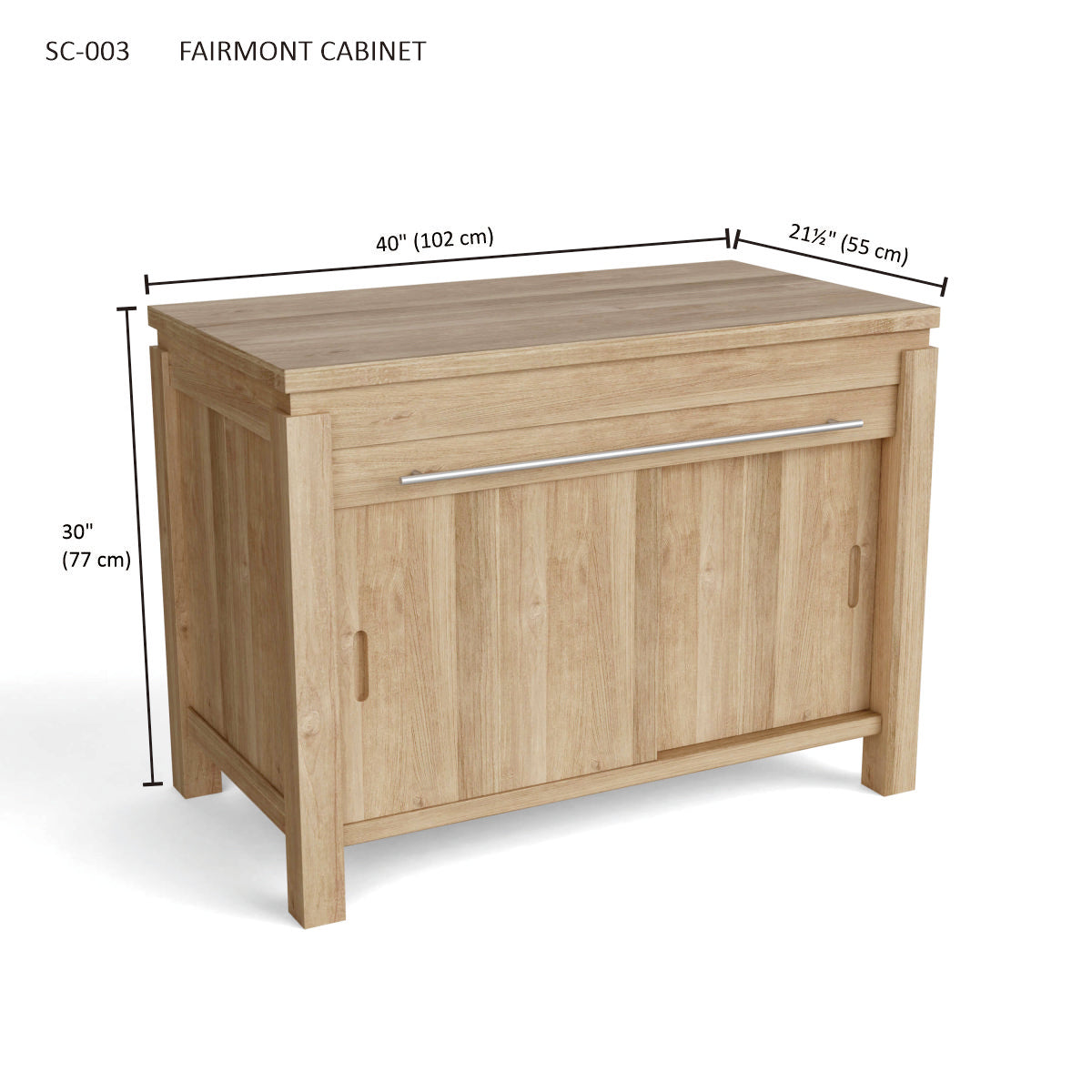 Anderson Teak Fairmont Cabinet — product image 3 of 3