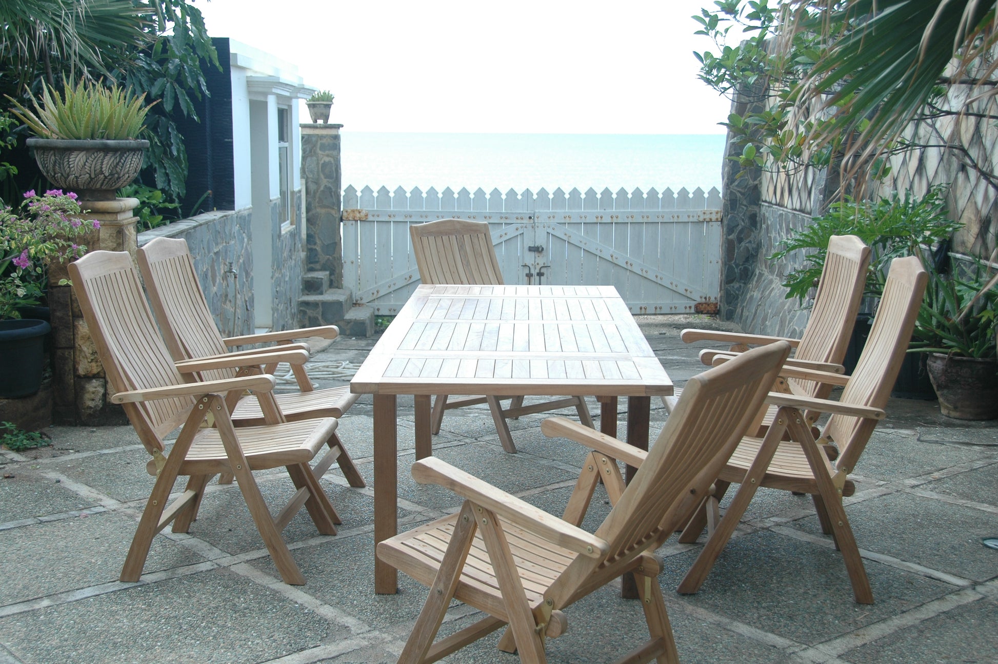 Anderson Teak Bahama Katana 7-Piece Dining Set — product image 1 of 9