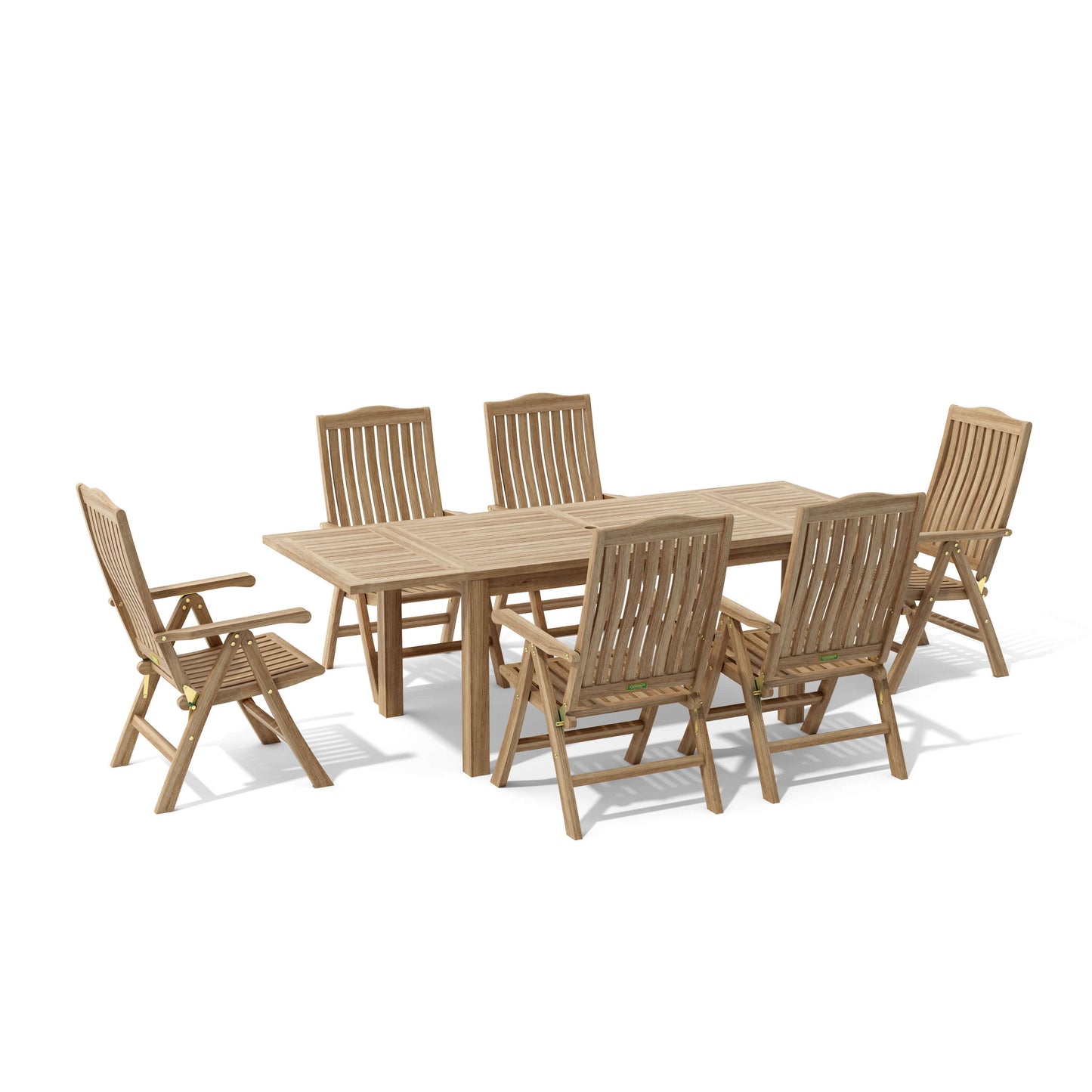 Anderson Teak Bahama Katana 7-Piece Dining Set — product image 3 of 9