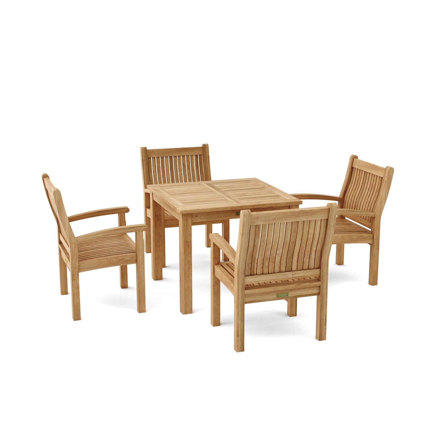 Anderson Teak Bahama Sahara 5-Piece Bistro Table Set — SET-02 — product image 2 of 8