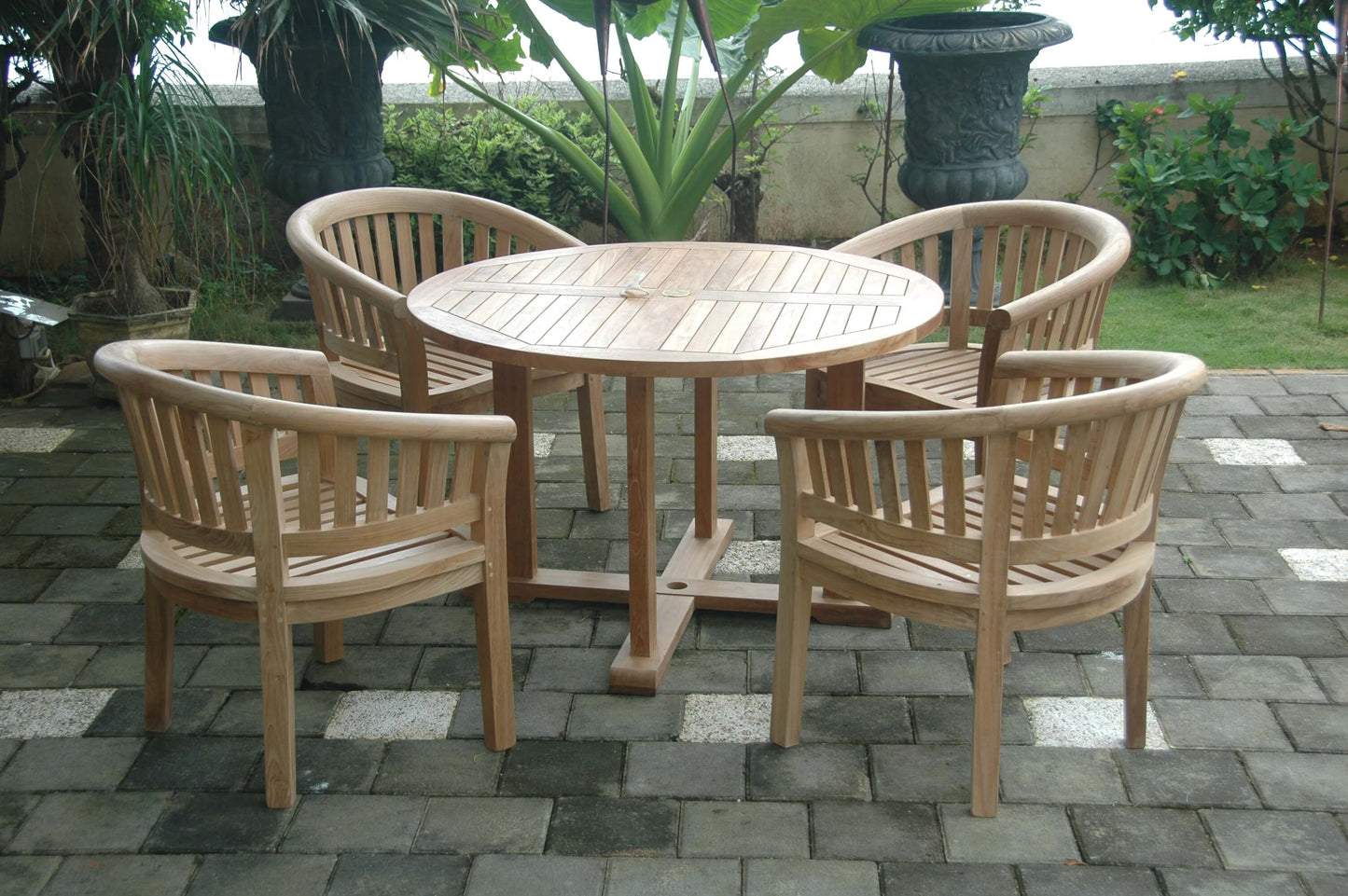Anderson Teak Tosca 5-Piece Dining Table Set — product image 2 of 8