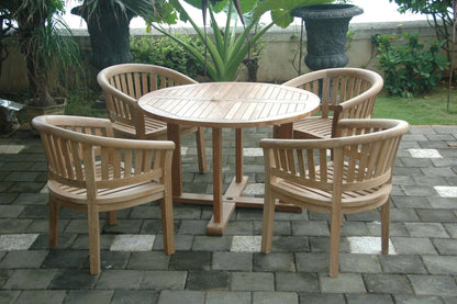 Anderson Teak Tosca 5-Piece Dining Table Set — product image 2 of 8