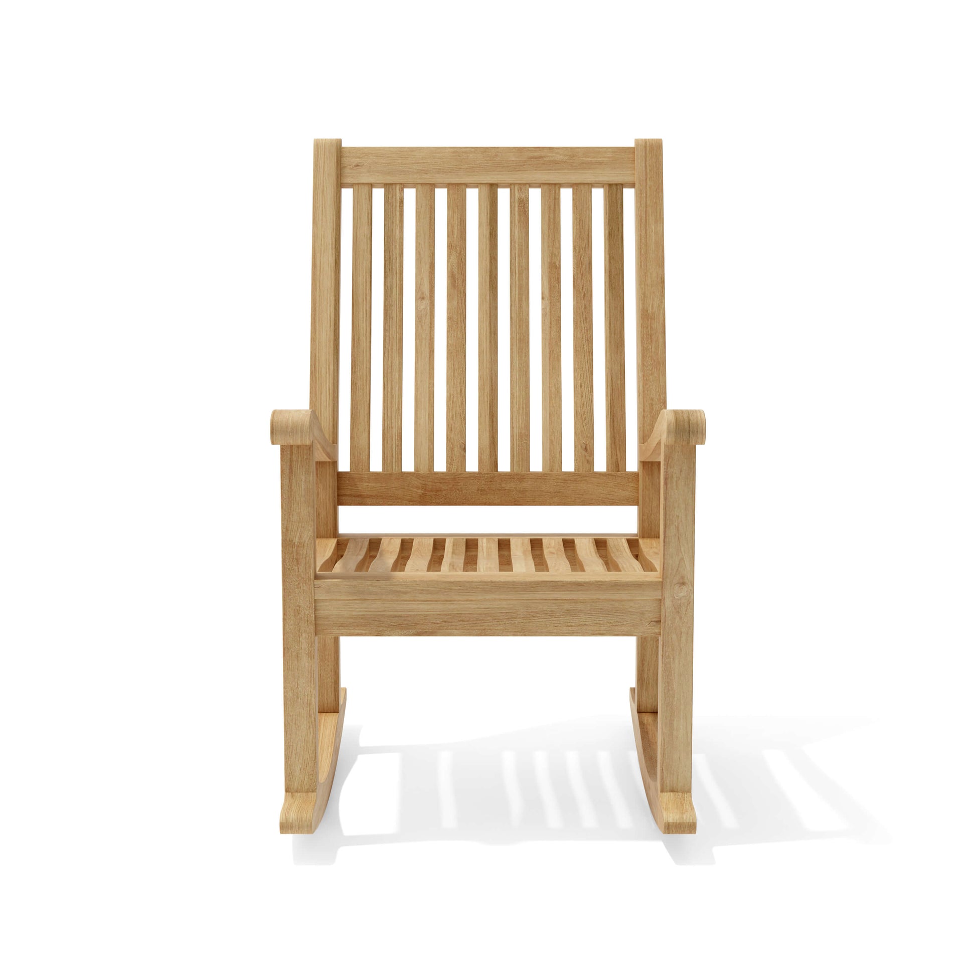 Anderson Teak Del-Amo Bahama 3-Piece Rocking Chair Set with Square Side Table — product image 7 of 11