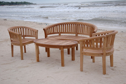 Anderson Teak Curve 4-Piece Conversation Set — product image 1 of 12
