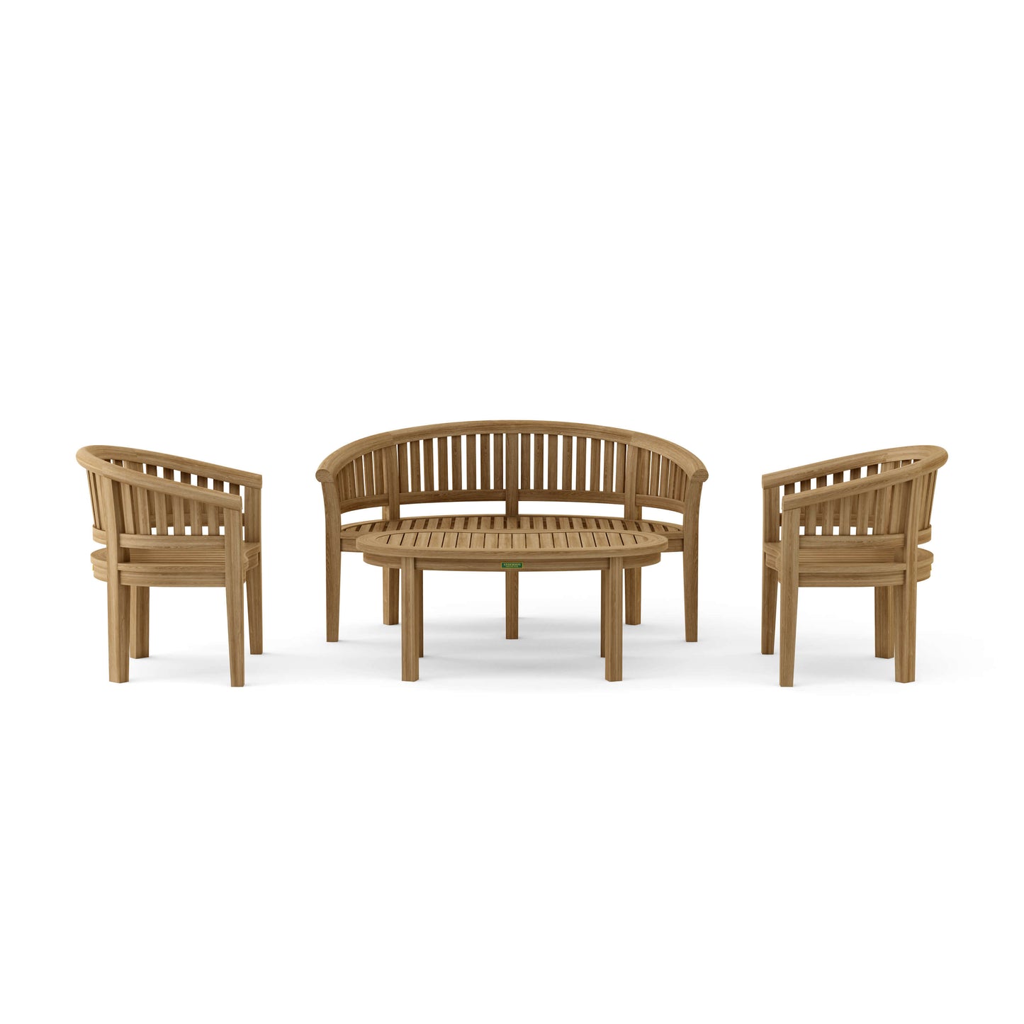 Anderson Teak Curve 4-Piece Conversation Set — product image 3 of 12
