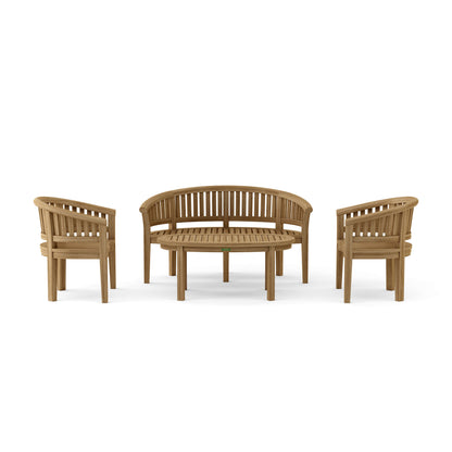 Anderson Teak Curve 4-Piece Conversation Set — product image 3 of 12