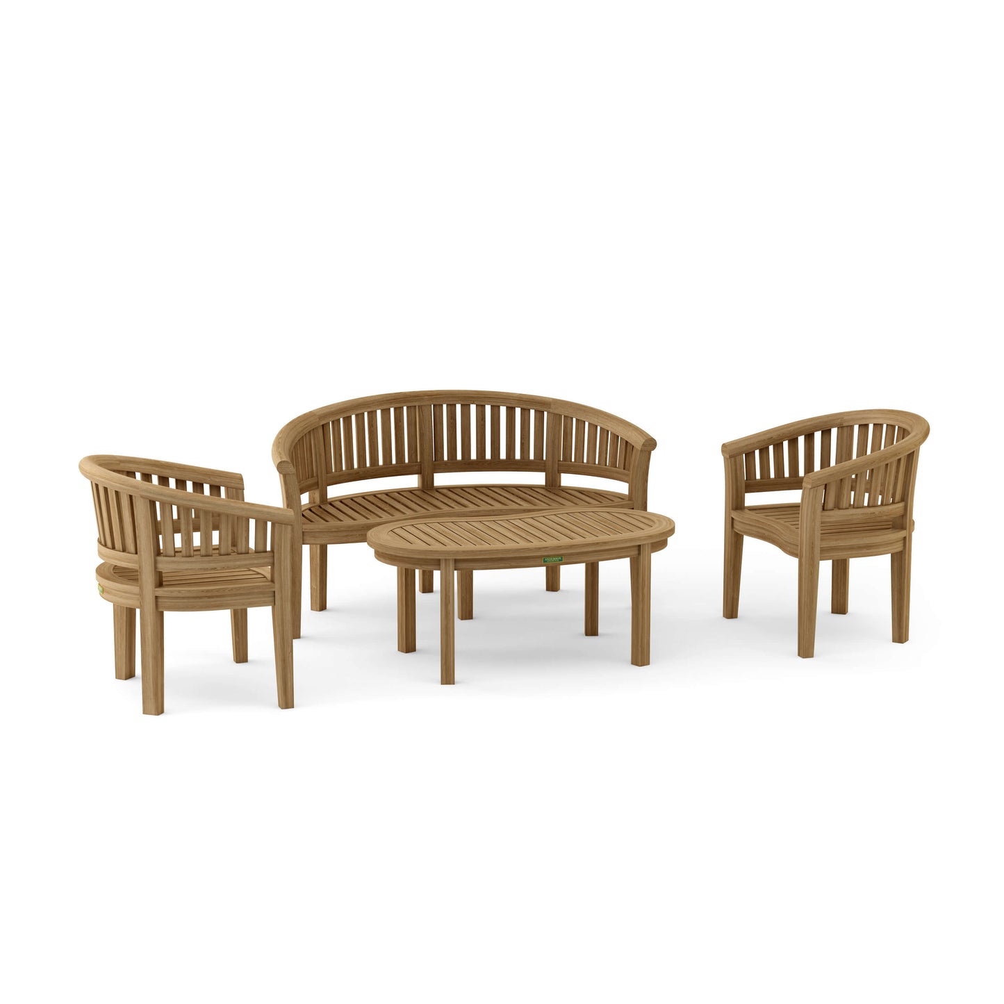 Anderson Teak Curve 4-Piece Conversation Set — product image 4 of 12