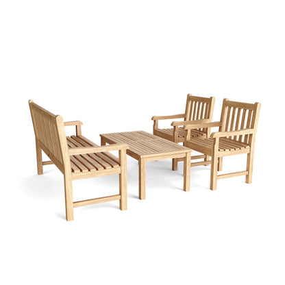 Anderson Teak Classic 3-Seater 4-Piece Conversation Set SET-06 — product image 2 of 12