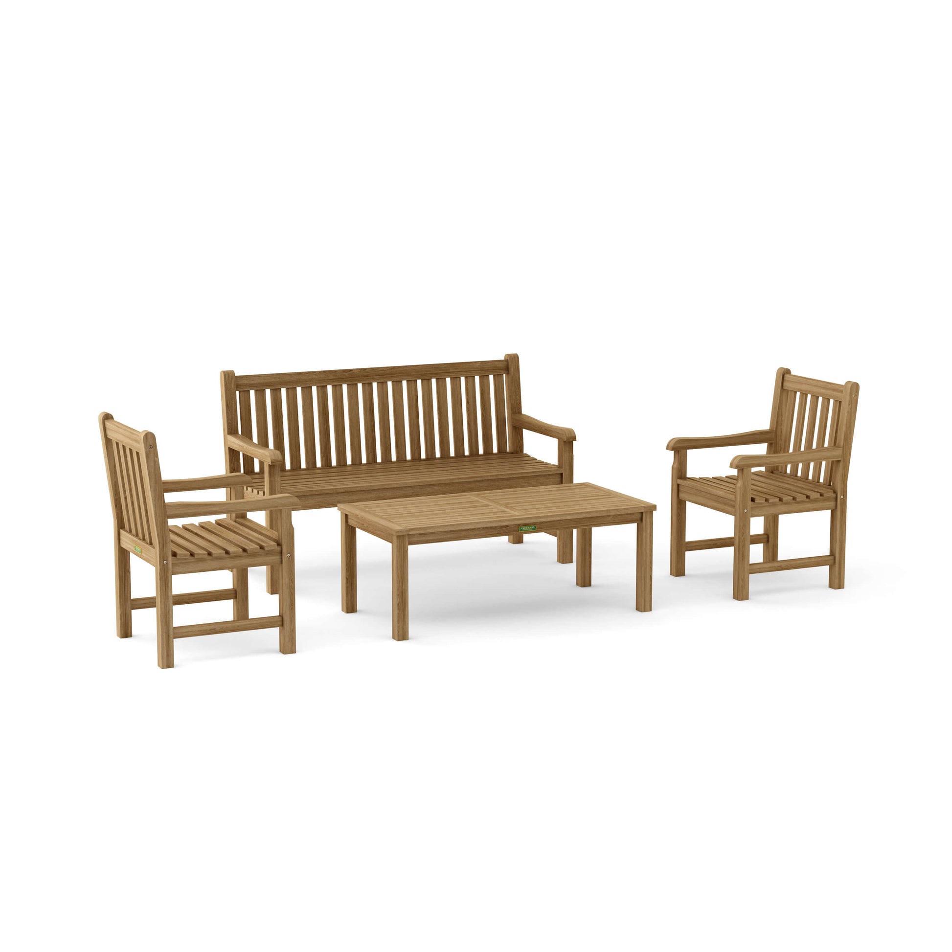 Anderson Teak Classic 3-Seater 4-Piece Conversation Set SET-06 — product image 3 of 12