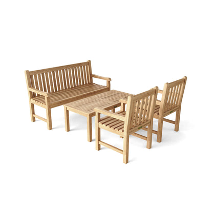 Anderson Teak Classic 3-Seater 4-Piece Conversation Set SET-06 — product image 6 of 12